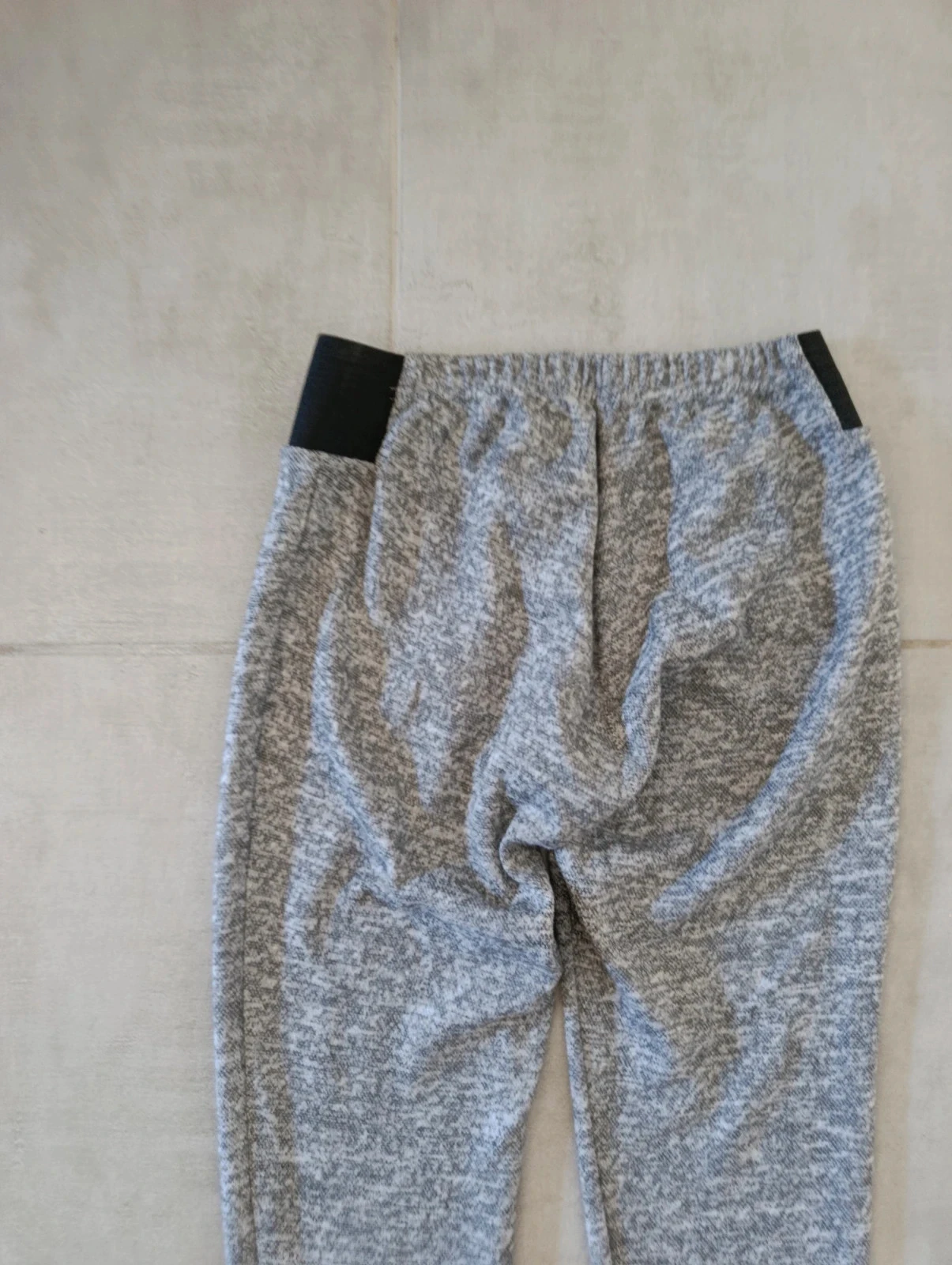 Calças de ganga cinza mescladas Tissaia para mulher 38/40 – confortáveis, cintura elástica – photo 7